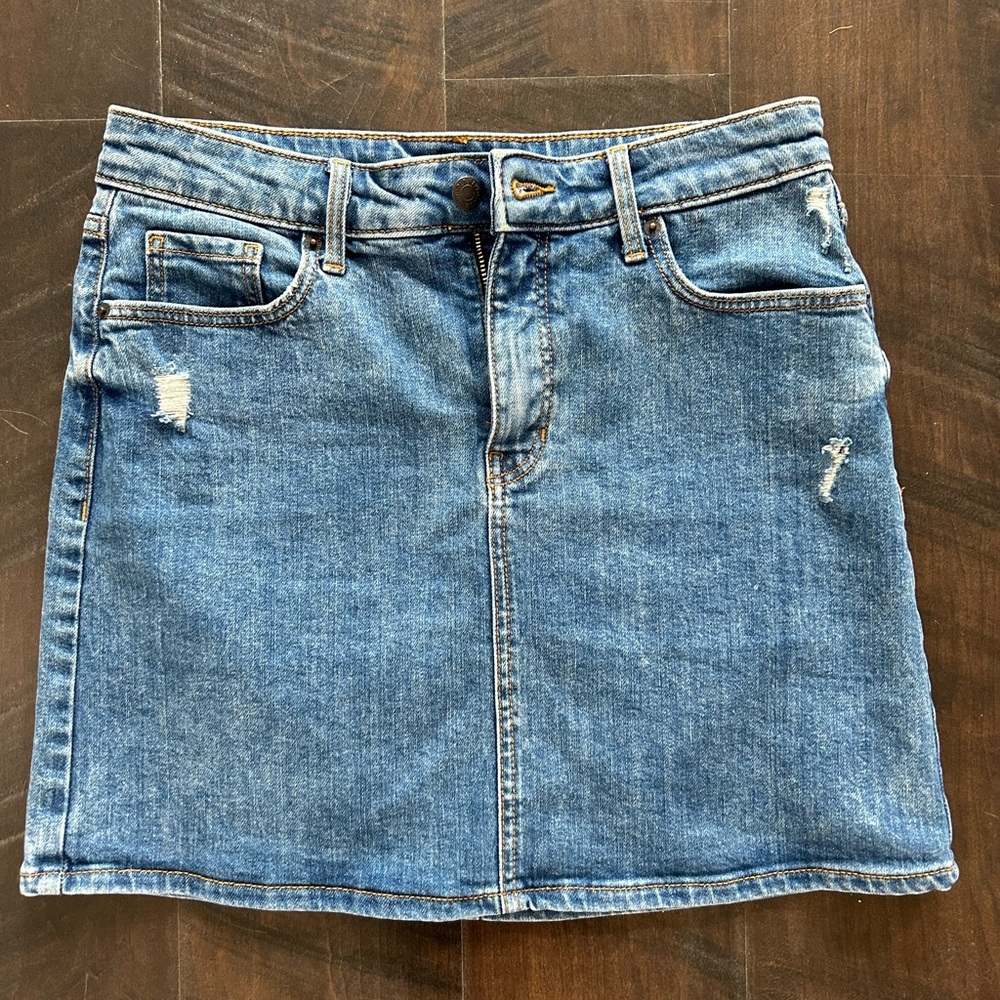 Denim Mini Skirt